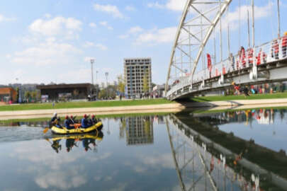 Sporun kalbi Hüdavendigar Park'ta atıyor