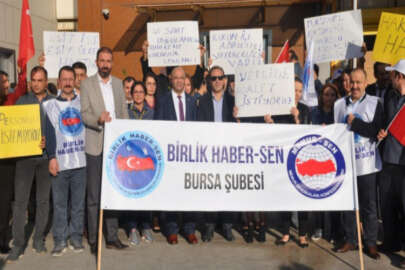 Bursa'da postacıların isyanı