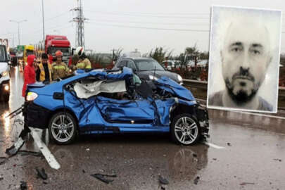 Bursa'da otobanda feci kaza! Ölen sürücünün kimliği belli oldu