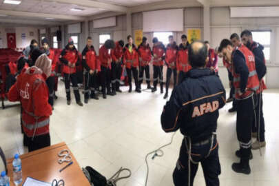 Bursa AFAD'dan ANDA'ya arama kurtarma eğitimi