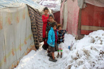 7 milyon mülteci çocuk dondurucu soğukla boğuşuyor