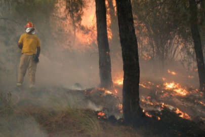 Terör örgütü elebaşı Öcalan'ın tutulduğu İmralı'da yangın