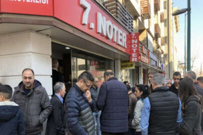 Bursa'da nöbetçi noterlerde hafta sonu yoğunluğu