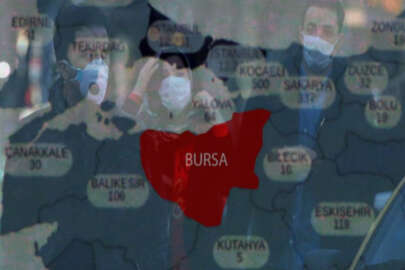 İşte Bursa'daki koronavirüs yoğunluğu haritası