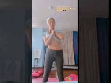 Yasmin Erbil'den seksi karantina dansı