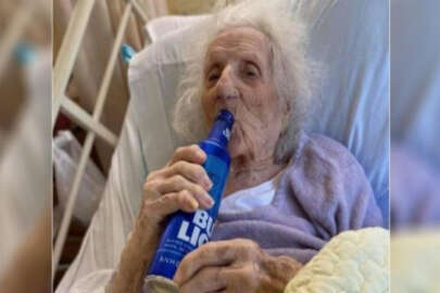 103 yaşında koronavirüsü yenen kadının ilk isteği bira oldu