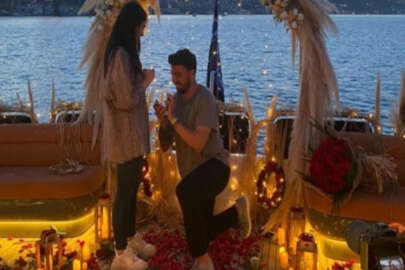 Ozan Tufan, kız arkadaşı Rojin Haspolat'a evlenme teklif etti