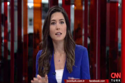 CNN Türk spikeri, canlı yayında görevi bıraktı