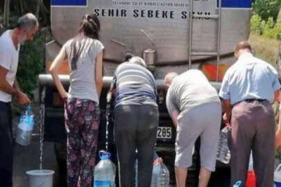 İstanbul'da bidonla su kuyruğu! Bakan Varank paylaşıp...