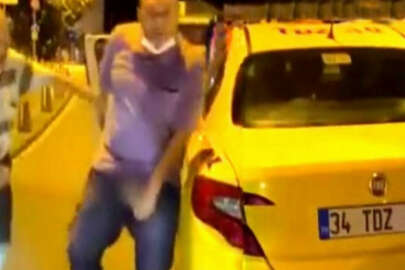 Taksici rezaleti! Tartıştığı sürücüye cinsel organını gösterdi