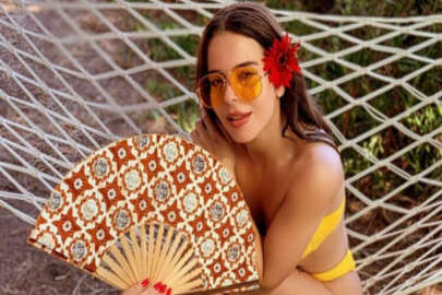 Simge Sağın ip üzerinde sınırları zorladı