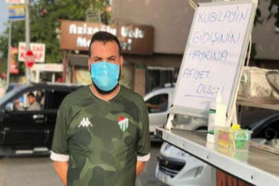 Bursaspor'dan ayrılan Kubilay için taraftar lokma döktürdü