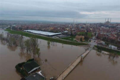 Tunca Nehri taştı, Meriç Nehri için alarm verildi