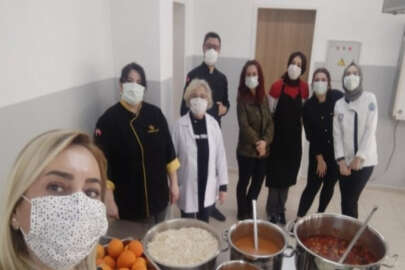 Bursa'da meslek liseliler iftarını paylaşıyor