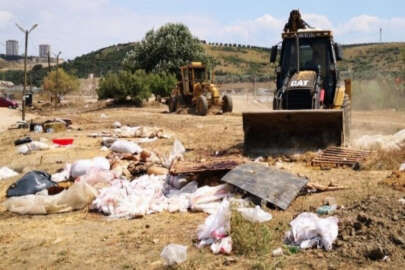 Osmangazi'de kurban kesim satış yerleri temizleniyor