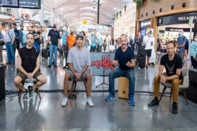 Manga, İstanbul Havalimanı'nda konser verdi