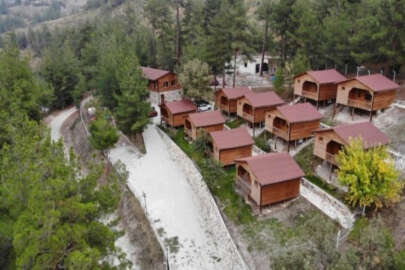Bursa'da yapılan bungalov evler dolup taşıyor