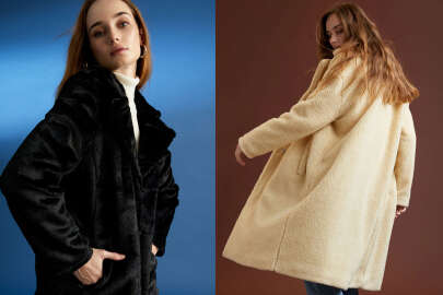 Peluş montlar raflarda yerini aldı