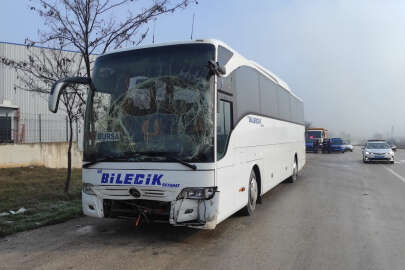 Bursa'da sis kazayı beraberinde getirdi! 