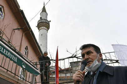 Bursa'da tarihi camiye Osmangazi hizmeti