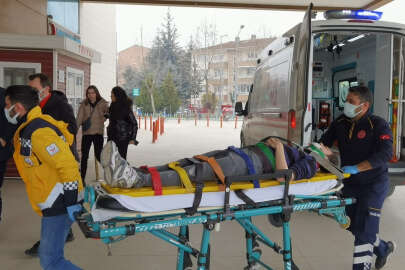 Bursa'da tadilat yapan genç merdiven boşluğuna düştü