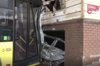 İstanbul'da kontrolden çıkan otobüs dehşet saçtı!