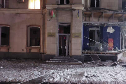 Rus güçleri Azerbaycan'ın Harkov Fahri Konsolosluğu'na hava saldırısı düzenledi