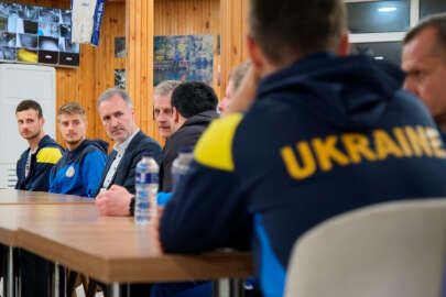 Ülkelerine dönemeyen Ukraynalı milli sporcular Bursa'da misafir ediliyor
