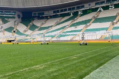 Bursaspor, Timsah Park’ın zemini ile ilgili çalışma başlattı