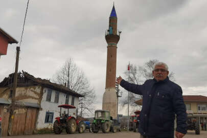 Bursa'da bu minarenin camisi yok! Görenler inanamıyor