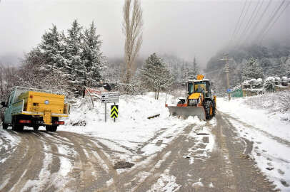 Bursa Yıldırım'da kar seferberliği 