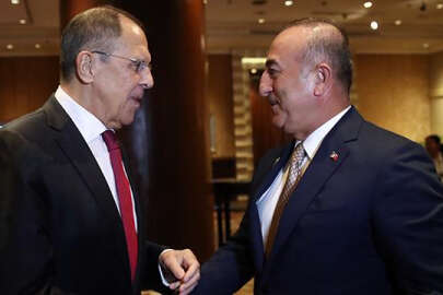 Çavuşoğlu, Rus mevkidaşı Sergey Lavrov ile görüştü