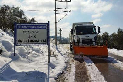 Bursa Büyükşehir Belediyesi ekipleri, 531 mahalle yolunu ulaşıma açtı