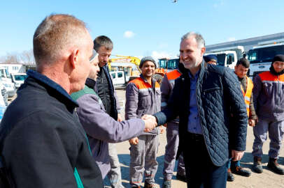 İnegöl'de karla mücadele ekiplerine Başkan Taban'dan özel teşekkür