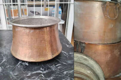 Hırsızlar bağ evine girip 10 bin liralık kazan çaldı