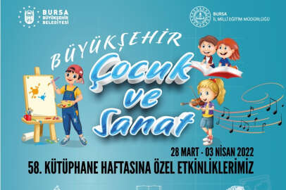 Bursa'da kütüphanede şenlik var