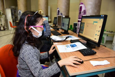 Bursa Yıldırım'da çocuklar robotik kodlama öğreniyor