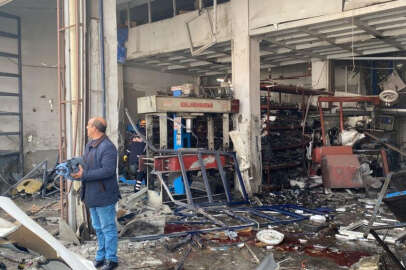 Diyarbakır'da sanayi sitesinde patlama! Yaralılar var...