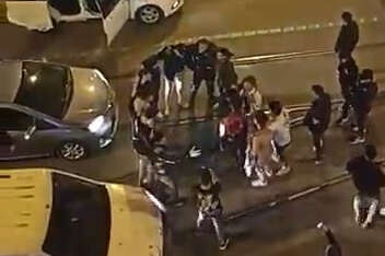 Bursa'da asker eğlencesi renkli görüntülere sahne oldu