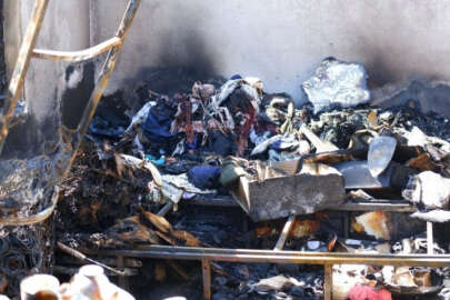 Evi ve tüp bebek parasını yangında kaybetti