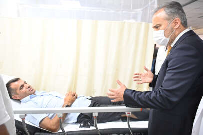 Başkan Aktaş, Bursa'daki kazada yaralananları ziyaret etti