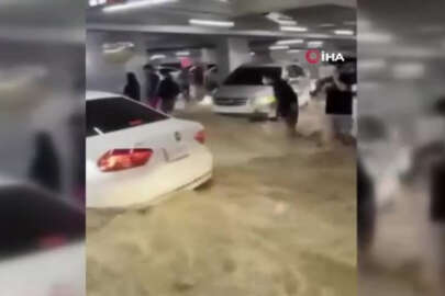 Sular altında kalan otoparkta mahsur kalan 7 kişi hayatını kaybetti