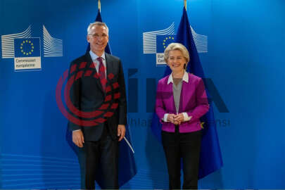 Stoltenberg ve von der Leyen Brüksel'de bir araya geldi