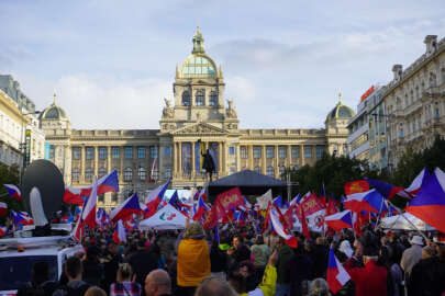 Çekya’da hükümet karşıtı protesto