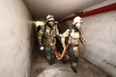 Bursa'da nefes kesen tatbikat