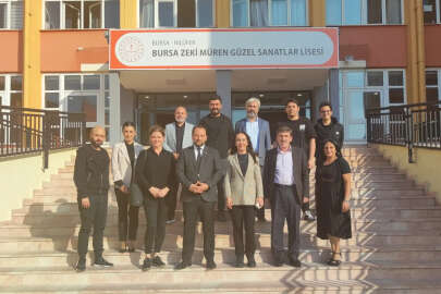 Bursa Zeki Müren Güzel Sanatlar Lisesi'ne üst düzey ziyaret