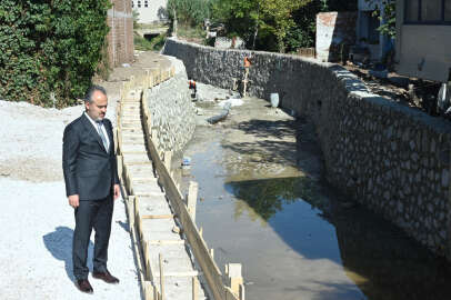 Bursa Ovaakça’da taşkın riski ortadan kalkıyor