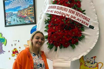 Hastaneye 'Çapa'nın gururu' yazılı çelenk yollatmış!