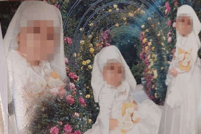 6 yaşında 'evlendirilen' çocuğun gelinlikli fotoğrafı!