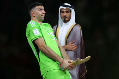 Arjantin kalecisi Emiliano Martinez'in hareketi olay oldu!